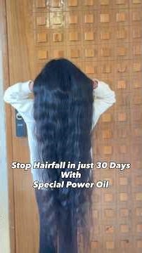 Quickest remedy to Stop hairfall get long and thick hair! #hairfallcontrol #hairfallsolution #hair