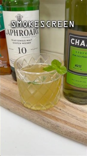 Swap Absinthe For Chartreuse: Smokescreen 💨 #shorts