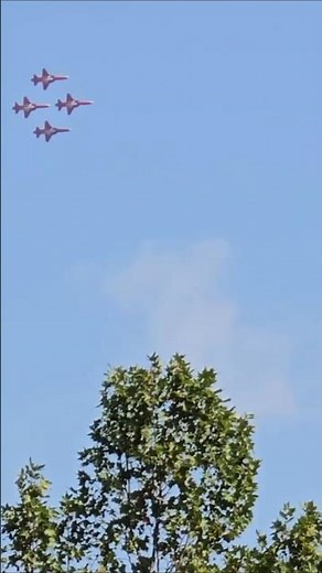 Watch the Patrouille Suisse F-5 Tiger Jets Fly in Perfect Diamond Formation! 🇨🇭