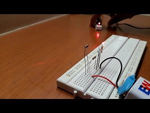 ✔'LDR Circuit' / 'Light Sensor'💡on Breadboard.