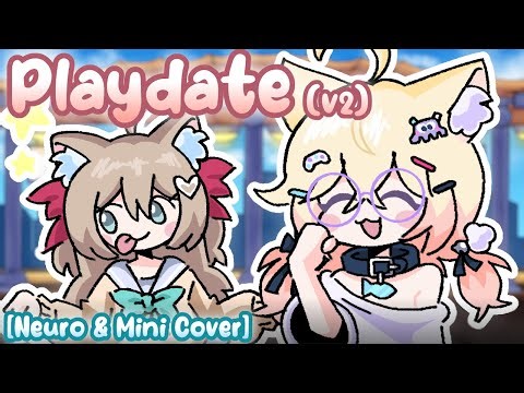 Playdate v2 but Neuro & Mini sing it! | FNF Neuro-sama