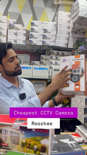 Cheapest CCTV Camera in Roorkee | Ali Electricals | Eid Gaah Chowk . . #alielectricals #cctvcamera #cheapestcctvcamera #wificamera #simcamera #solarcamera #roorkee #roorkee⚠️ #roorkee_diaries #roorkeecity #haridwar #uttarakhand #india #roorkeefoodies #sadikbadshah #sadikbadshahvlogs | Sadik Badshah Vlogs