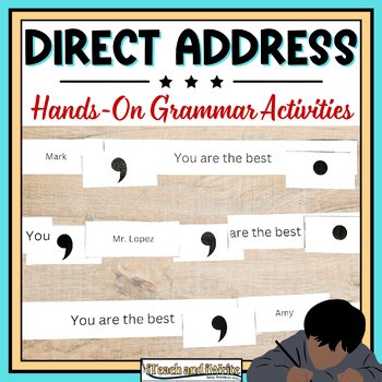 Direct Address Hands On Comma Rules Grammar Activities and Worksheets 5th grade