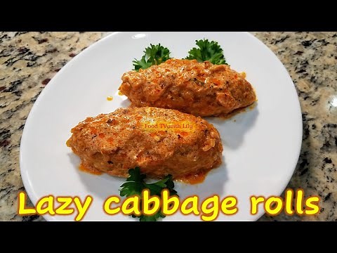 LAZY CABBAGE ROLLS! Easy recipe - delicious dinner in 1 hour!