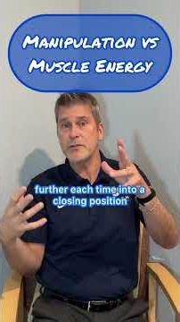 Manipulation vs Muscle Energy Techniques (MET)