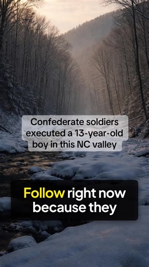 In 1863, Confederate soldiers marched 13 prisoners into a remote NC hollow and executed them. The youngest was 13. The oldest was over 60. It was neighbor killing neighbor in the mountains where most families didn't own slaves and had no stake in the war. #SheltonLaurel #NorthCarolina #CivilWar #DarkHistory #OnlyInTheCarolinas