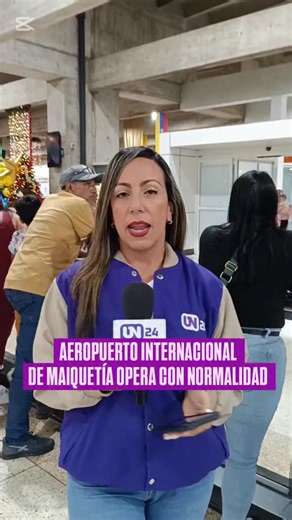 El aeropuerto Internacional de Maiquetía está operando con normalidad. Para este martes 25 de noviembre se tienen previsto más de 15 vuelos entre salidas y llegadas de pasajeros a diferentes destinos. Afluencia de familiares y amigos esperando a sus seres queridos que llegaron sin inconvenientes. Más detalles en nuestro canal de Youtube #UN24 Venezuela en Directo Periodista @rita_dimattia | Últimas Noticias