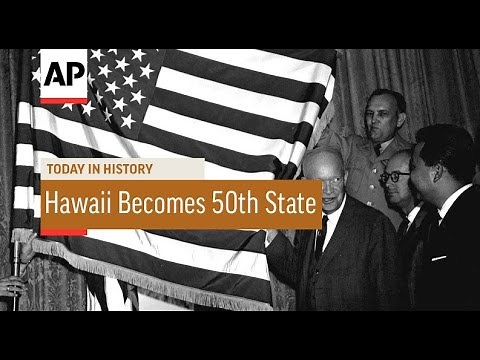 Hawaii Becomes 50th State - 1959 | Today in History | 21 Aug 16