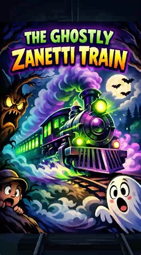 The Ghostly Zanetti Train – Haunted Cartoon Adventure!
