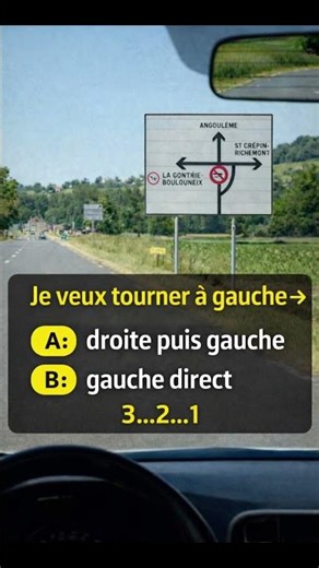 ⏱️ Réponds vite ! Code de la Route — Attention au piège !