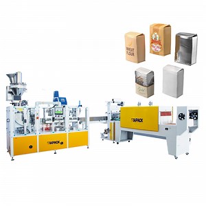 [Hot Item] 1-2kg Wheat Flour Paper Bag Automatic Filling and Glue Sealing Packing Machine