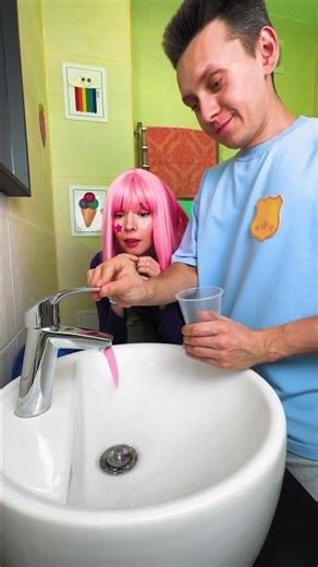 Pink Water?! 💗💧 It's Rainbow Water Experiment! Guess the Next Color