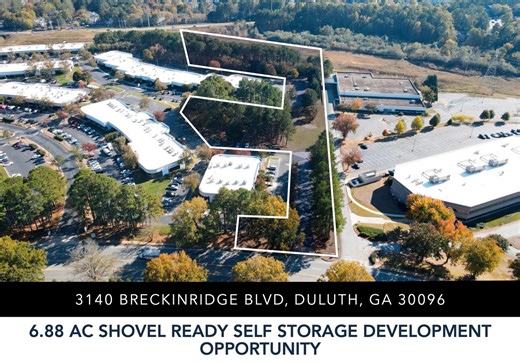 3140 Breckinridge Blvd, Duluth, GA 30096 - SHOVEL READY SELF STORAGE DEVELOPMENT | LoopNet