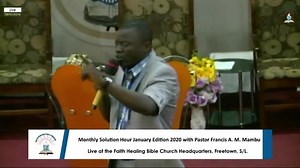Deliverance Prayer with Pastor Francis A.M Mambu | Pastor Mambu pictures