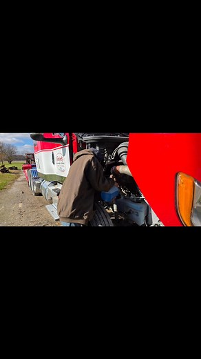 #secondshift learned how to change 18/24 disc brake chambers today. So much easier than drum chambers! Happy to say we used an old trucker trick that you never want to use. Had to put a dime in the parking brake line and cage one of the cans last time out. Fortunately it was on the parking side, not the service side, so we still had brakes. Getting ready for a special Thanksgiving run. Hopefully no winter weather involved, our truck and trailer are not going to get salt on them! I will never be 