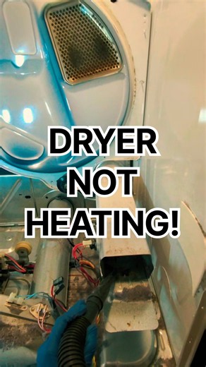 Maytag #appliancerepair Dryer not heating.