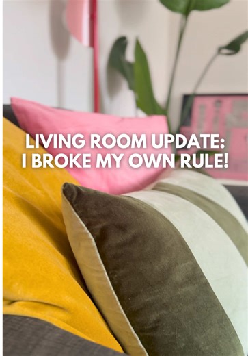 This is me officially getting over myself! People ask to see my house all the time, after they get little glimpses on my Stories. But my pride hasn’t allowed me to show it off too much because it’s not ‘finished’. (Cue everyone telling me it’ll never be ‘finished’.) My living room in particular will go under a pretty big transformation this year, but until then I’ve been adding lots of cute, colour to make it feel like me. (I am both cute and colourful, am I not?! ☺️) So I’ve decided that’s anot