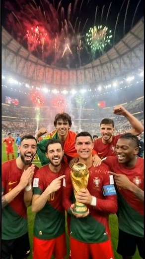 Portugal World Champion 🏆 | Ronaldo Lifts The Trophy 🥇🔥