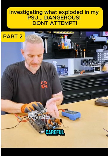 Investigating What Exploded In My PSU...!(Part 2) #custompc #pcbuild #gamingsetup #pcgaming #techreview
