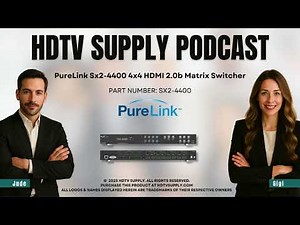 PureLink Sx2-4400 4x4 HDMI 2.0b Matrix Switcher