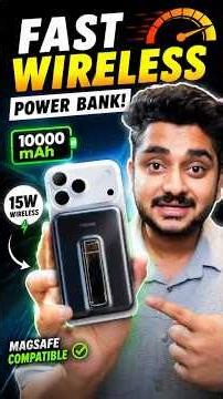 This Wireless Power Bank Charges iPhone 50% in 30 Minutes! 🔥