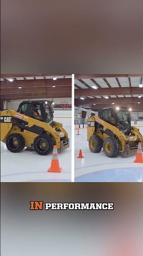 Skid Steer Snow Tire Showdown On Ice | EWRS-SNOW