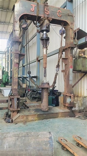 Power Plant Boiler Fan Shaft Removal | Engineering Work.