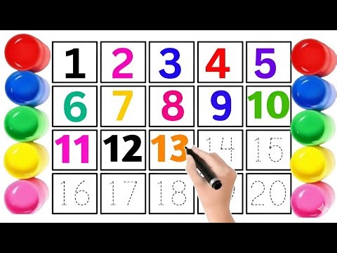 Learn Counting 1 to 20 for Kids 🧮 | Fun Numbers Song & Easy Learning Video for Toddlers 👶🎉