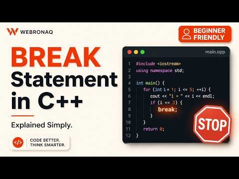 What is Break Statement in C++ 