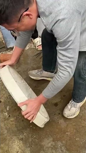 Plastikform brugt i betonfliser produktion