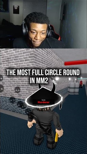 The Most FULL CIRCLE Round in Mm2! 🔪 #murdermystery2 #roblox #shorts