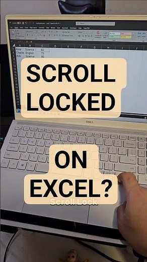 Excel Arrow Keys Not Moving Cells? Toggle Scroll Lock! #windows #shorts
