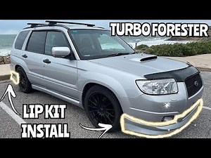 SUBARU FORESTER XT LIP KIT INSTALL (HOW TO GUIDE)