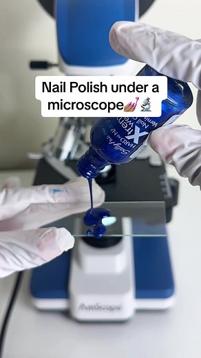 What should we look at next? #microscope #nailpolish | Nail Polish