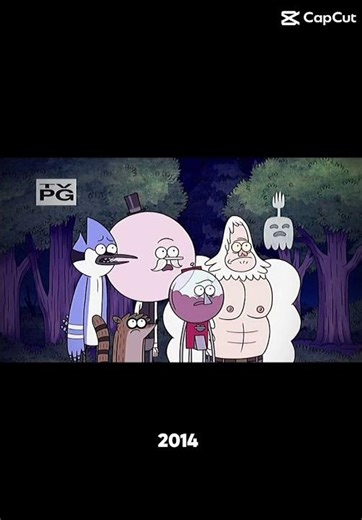 Regular Show Throughout the Years #nostalgia