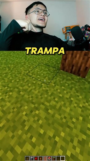 LA MEJOR TRAMPA DE MINECRAFT ! | #shorts #minecraft #minecraftbedrock #minecraftjava