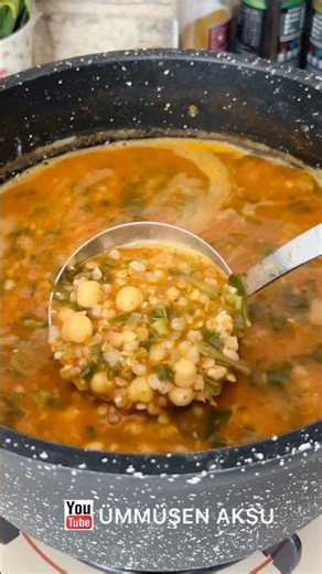 Sour soup / purslane soup from Maraş cuisine