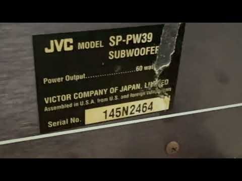 Sub Ativo JVC mod. SP-PW39 de 8 Polegadas / Made In USA - conservação raríssima (44)99806-4737