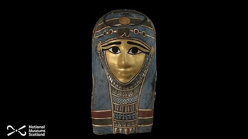 Egyptian Cartonnage Mummy Mask