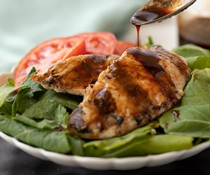 Easy Homemade Raspberry Balsamic Glaze | Chef Janet