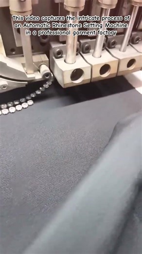 High-Speed Rhinestone Setting | Automated Fashion Embellishment #FashionTech #RhinestoneSetting