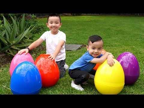 Biggest Easter Surprise Eggs Hunt With Calvin Kaison CKN