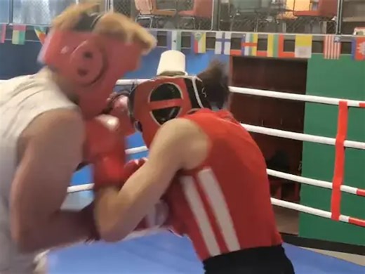 Female vs Male Mixed Boxing: Sparring 5