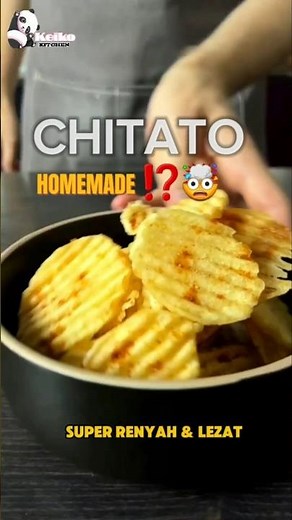 Resep Keripik Kentang Ala Chitato – Renyah, Gurih, dan Mudah Dibuat‼️#kentang #cemilan