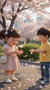 Rosie's First Cherry Blossom Season in Korea! 🌸🥹🇰🇷 #Shorts #ytshorts #seoul #korea