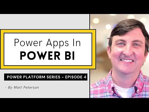 Power Apps In Power BI [Power Platform Series – Ep. 4]