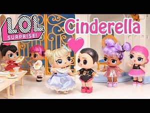 🌟💖🏰LOL Surprise Doll Love Story Cinderella Stop Motion Cartoon 💖🏰🌟