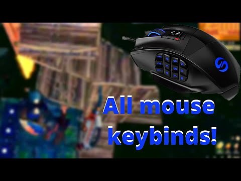 Fortnite - 12 Button MMO Mouse Keybinds - Easy Building