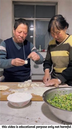 Grandpa's bread making technique-#shorts #facts