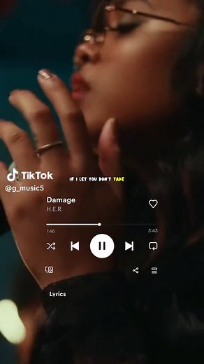 𝘋𝘢𝘮𝘢𝘨𝘦 🤕 #HER #rnb #tiktok #tik_tok #fyp #foru #foryoupage❤️❤️ #tiktokviral #fypp #lyrics_songs #song